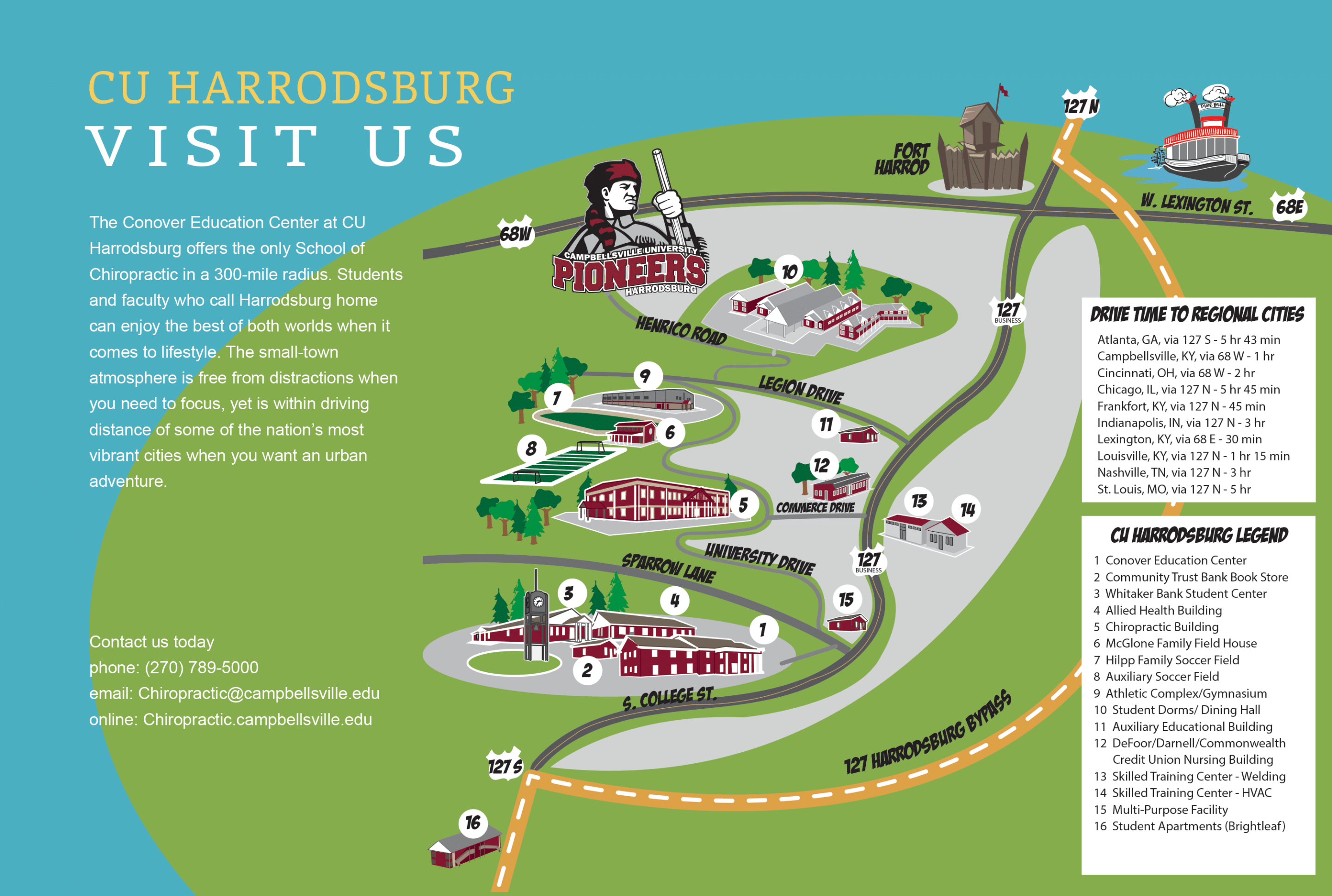 CU Harrodsburg Map